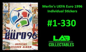 Merlin Euro 1996 Individual Stickers 1-330 - Picture 1 of 1