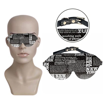 Adjustable Blindfold Fantasy Bondage Gear Fetish BDSM Sexual Play Adult Sex Toy - Image 1 of 4