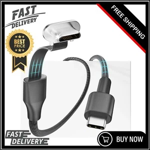 USB C Charger Cable,60W 3.3ft Flat 90-Degree Charging,C-Port L Right Angle Hi... - Picture 1 of 24