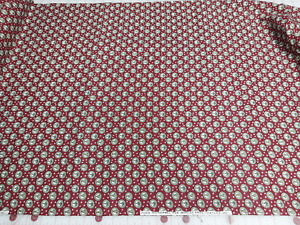 Vintage Judie Rothermel for Marcus Brothers Williamsburg Christmas Fabric BTY