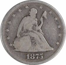 1875 Twenty Cent Silver Piece G Uncertified #666