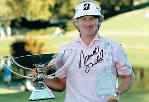 Brandt SNEDEKER SIGNED AUTOGRAPH Golf Photo 2 + Dealer COA PGA Tour Winner - Picture 1 of 1