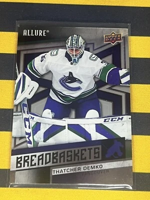 2021-22 Upper Deck Allure - Breadbaskets #BB-20 Thatcher Demko - Image 1 of 2