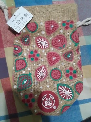 Bolso colorido con cordón de yute The Body Shop (nuevo con etiquetas) Foto 1 de 3