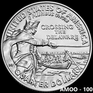 2021 P and D - 2 Uncirculated George Washington Crossing the Delaware - Picture 1 of 2