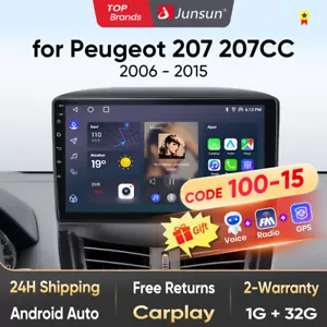 Radio Coche "100-15" Para Peugeot 207 2006-2015 Android 13 Carplay 32G Navegación - Imagen 1 de 11