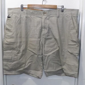 🔥 MEN'S WEATHERPROOF TAN JEANS DUNGAREE 8 POCKET CARGO SHORTS SIZE 42 - Picture 1 of 3