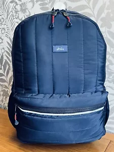 Joules Let’s Go, Marnavy, Large, Zip Around Weather Resistant Backpack - Picture 1 of 21