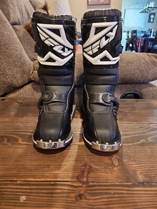 Botas Fly Racing Maverik MX Negras Talla Y12 364-55098 - Imagen 1 de 9
