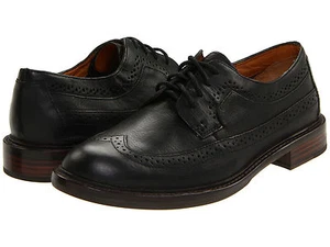 NEW Fossil Jamison Wingtip Oxford OXFORD LEATHER COMFORT DRESS SHOES, BLACK 12 - Picture 1 of 7