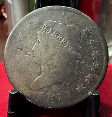 1811 United States Classic Head Large Cent Great Shape!! - Image 1 of 3