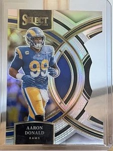 2023 Panini Select - Premier Level Aaron Donald #113 Silver Prizm Die-Cut - Picture 1 of 7