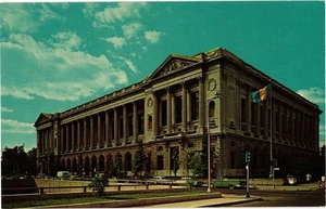 Vintage 1964 Philadelphia Free Library Logan Kreis Postkarte von Dexter Press - Bild 1 von 2