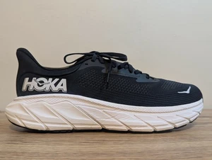 Scarpe da corsa Hoka One One donna Arahi 7 1147890 BWHT nere sneakers taglia 10,5D - Foto 1 di 16