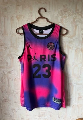 Michael Jordan #23 Paris Saint Germain Basketball Jersey Men’s Medium - Image 1 of 4