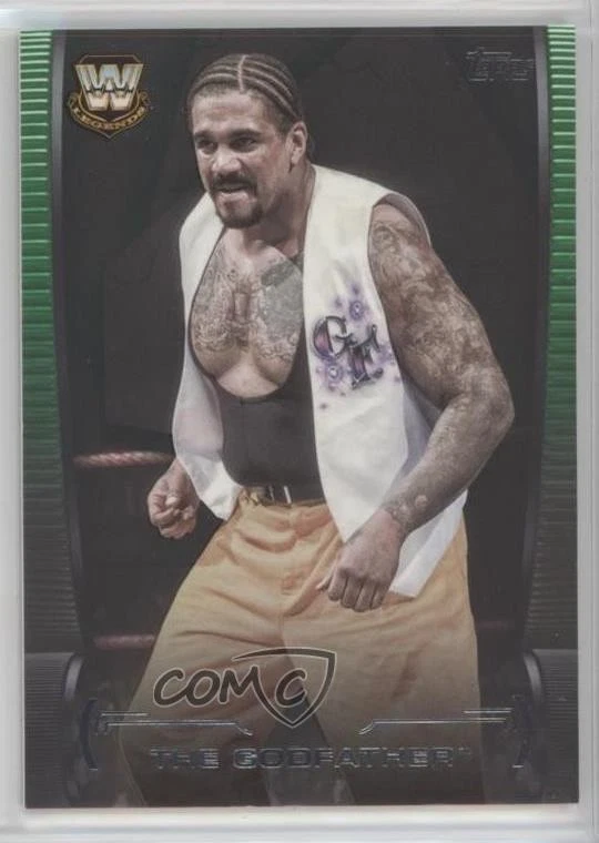 2021 Topps WWE Undisputed Green /50 The Godfather #70 - Image 1 of 2