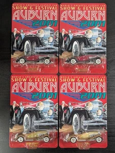 Lotto di 2 auto d'epoca più grandi del mondo salone e festival Auburn 2001 set 2 nuove - Foto 1 di 6