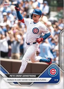 Pete Crow-Armstrong 20HR/20SB Cubs 2025 MLB Topps NOW Card 319 - Picture 1 of 2