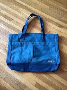 Luxe Baldessarini Uni-Sex Blue Denim Medium 20x15 in Tote Bag, Baumwollmischung, neuwertig - Bild 1 von 5