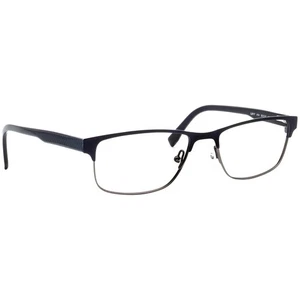 Lacoste Eyeglasses L2217 414 Navy Blue/Gunmetal Square Frame 52[]17 140 - Picture 1 of 6
