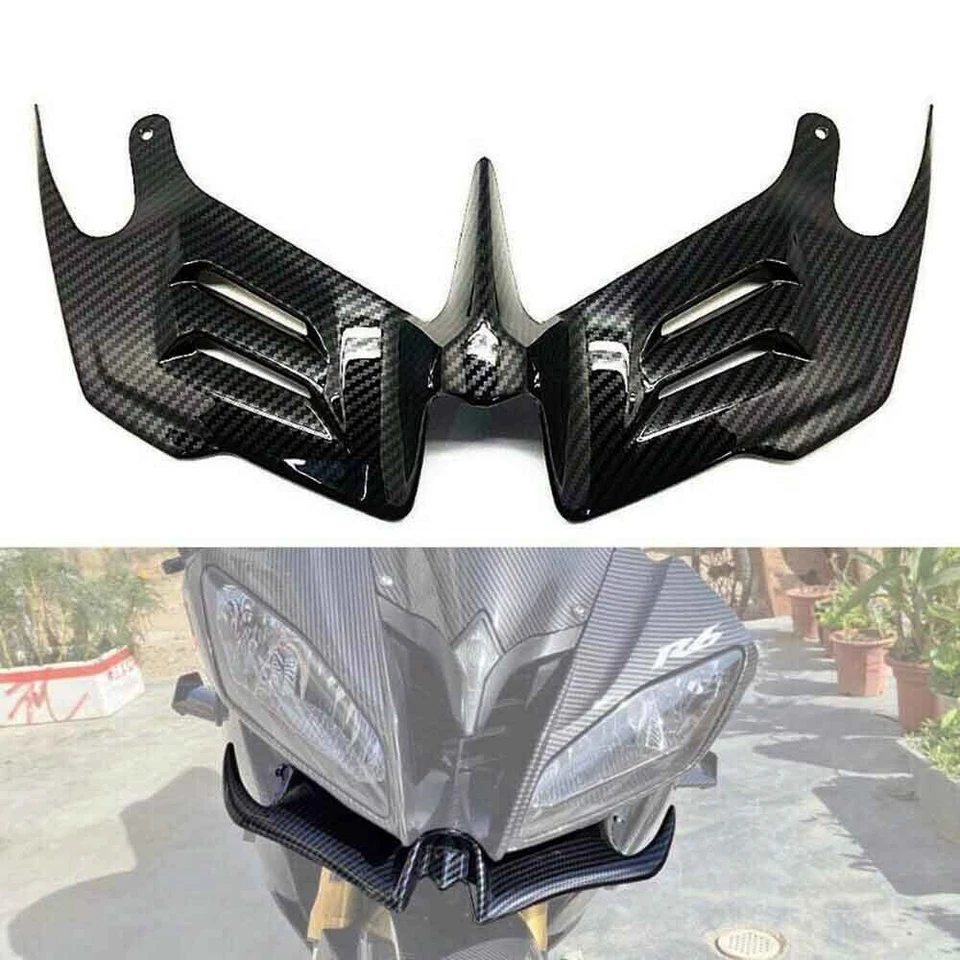 Alerón aerodinámico carenado alerón delantero para Yamaha YZF-R6 2008-2016 YZF R6 Foto 1 de 4