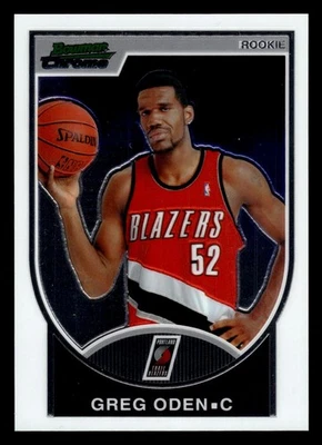 Bowman #152 Greg Oden 2007-08 cromo #/2999 Foto 1 de 2