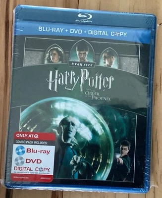 Harry Potter And The Order of The Phoenix Year 5 Blu-ray Target Exclusive New - Image 1 of 2