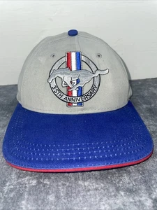 Ford Mustang 35th Anniversary Strap Back Hat Made In Usa - Picture 1 of 8