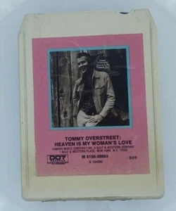 Tommy Overstreet Heaven Is My woman's Love 8 Track Dot Records S-104500 - Picture 1 of 2