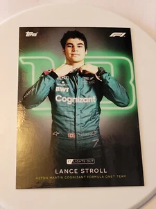2021 Topps Lights Out Formula 1 F1 Lance Stroll Aston Martin Cognizant - Picture 1 of 2