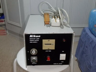 Nikon Mercury Lamp Power supply HBO 100/2 - working; RARE - Image 1 of 4