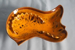 Cal-Style Ceramics ashtray #2810 yellow gold brown California pottery GUC - Picture 1 of 17
