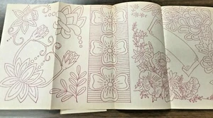 WB-544 Workbasket Iron-On Transfer-Water Lily, Apple blossoms, wild rose, banner - Picture 1 of 3