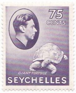 Seychelles 1938 Giant Tortoise Theme 75c MH Stamp  SG 145a