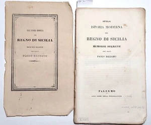 Sull'Istoria moderna del Regno di Sicilia nel memorie segrete dell'abate Paolo B - Imagen 1 de 16