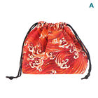 1Pc Japanese Style Drawstring Lunch Box Portable Storage Bag For Travel Picnic_k
