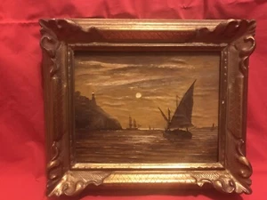 BELLISSIMA MARINA TELA SU LEGNO - Foto 1 di 6