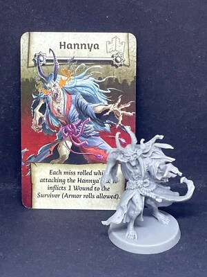 COOL MINI OR NOT Zombicide White Death - Hannya - esclusiva figura e carta Negromante Kickstarter