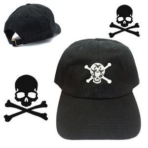 Novelty Design Biohazard Tribal Skull head 100% Cotton Baseball Cap Unique Hat - Picture 1 of 1