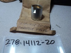 1970-72 YAMAHA DS7 R5 R5B R5C THROTTLE VALVE 1 CARB SLIDE NOS OEM 278-14112-20 - Picture 1 of 7