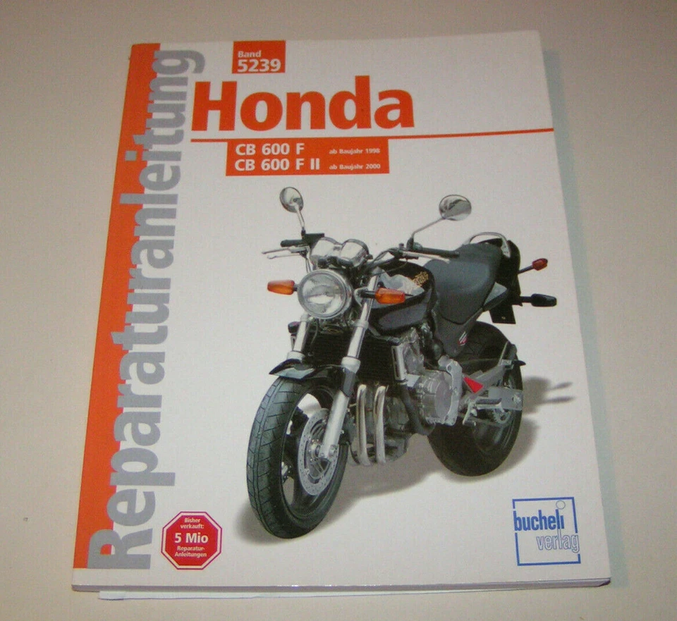 Manual De Reparación Honda CB 600 - Desde 1998 / CB 600 II - Desde 2000 - Imagen 1 de 1