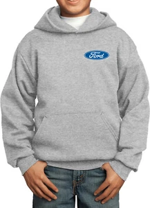 Kids Ford Oval Hoodie Pocket Print - Picture 1 of 24