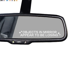 2 X Objects in Mirror Appear to Be Losing Decal, Funny Car Decal, Mirror Sticker - Picture 1 of 5