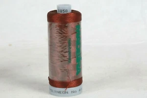 POLYESTER SEWING MACHINE EMBROIDERY THREAD MADEIRA 1 SPOOL each 1000m 1858 Brown - Picture 1 of 1