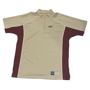 Reebok Herren XL Uniform Basketball Shirt 1/4 Zip Leichtathletik Top - Bild 1 von 9