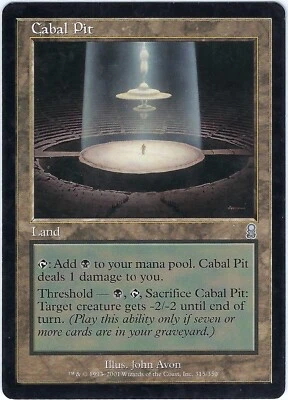 MTG Magic the Gathering Card - Cabal Pit - Odyssey (ODY) - Uncommon - Image 1 of 2