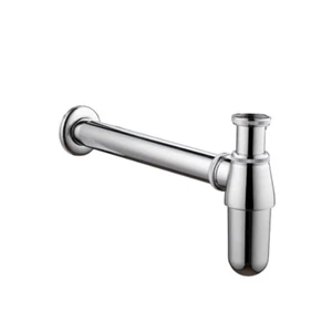 Trampa y pipa tradicional para botellas de cromo Pura Bathrooms 1 1/4" - TB200 - Imagen 1 de 2
