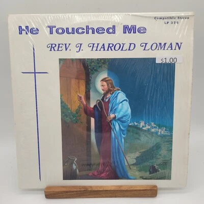 Rev. J. Harold Loman He Touched Me Religious Christian Album Record LP Vinyl - Image 1 of 4