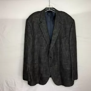 Jack Victor Gibson Mens Grey Blue Wool Viscose Sportcoat Blazer Jacker Size 50R - Picture 1 of 6