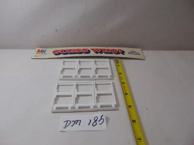 1998 GUESS WHO THE MYSTERY FACE GAME REPLACEMENT PARTS 6 FACE FRAME ONLY Vintage - Image 1 of 4
